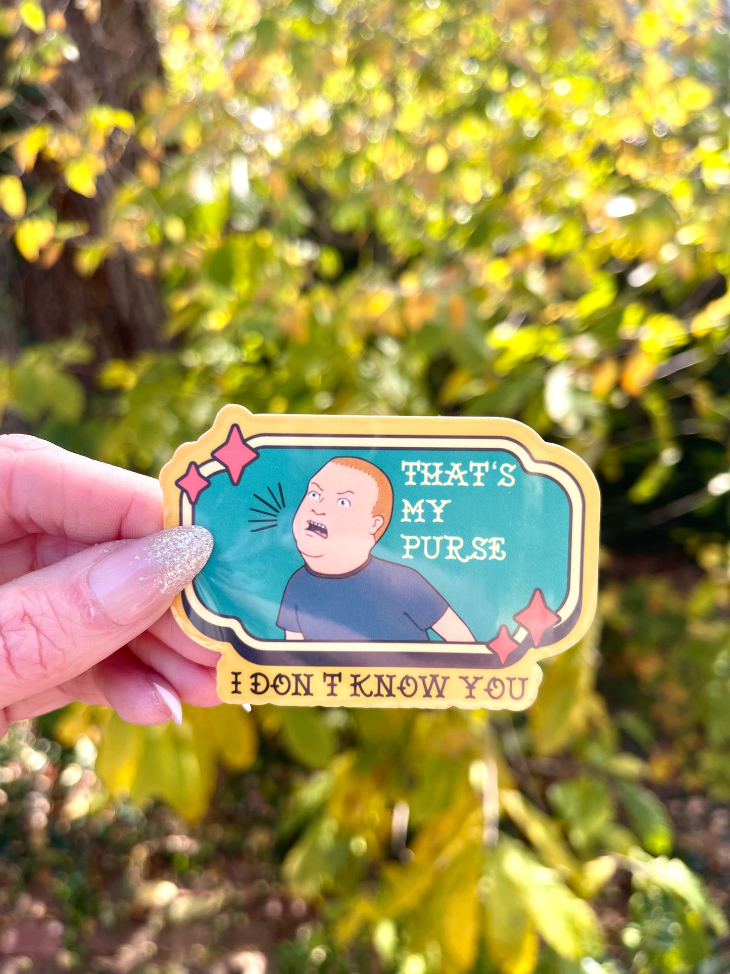 that’s my purse, I don’t know you