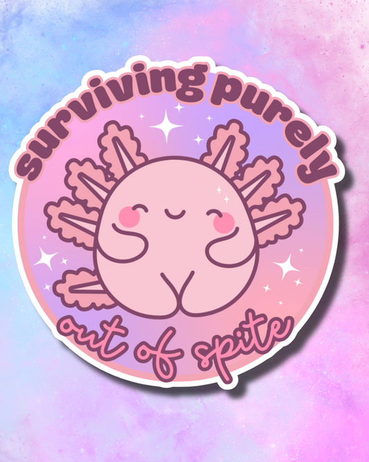 surviving *purely* out of spite